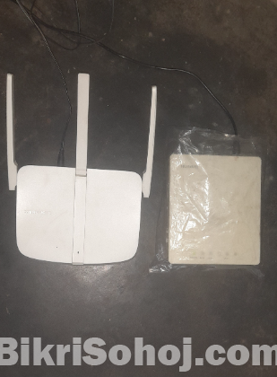 রাউটার ও অনু ইমারজেন্সী বিক্রয় হবে ( Mercusys + Huawei )